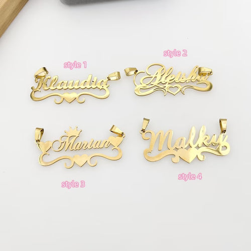Custom Name Plate Necklace